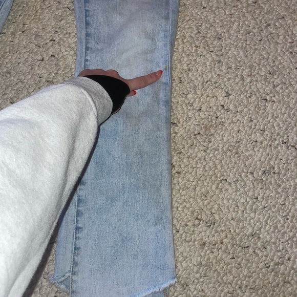 Veronica Beard Corset Extra High Rise Rare Split Hem style Jeans size 24 / 00 - Picture 4 of 6